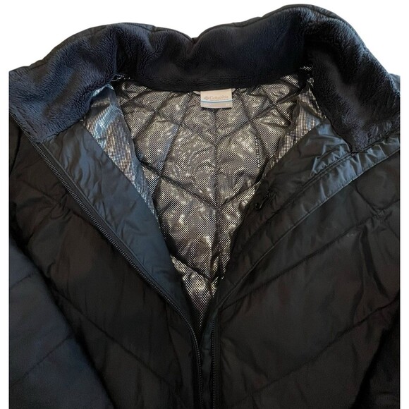 COLUMBIA Omni Heat Coat Jacket Women's Size: 2X Black, Omni Shield - Picture 3 of 10